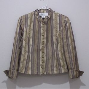 Rena Rowan Jacket Silk Blend Floral 1828